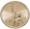 Купить США 1 доллар (dollar) 2019 P "Американские инновации - Вакцина против полиомиелита (Пенсильвания)"