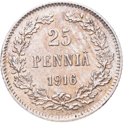 купить 25 пенни (pennia) 1916 S Российская Финляндия