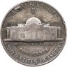 Купить США 5 центов (cents) 1945 D Jefferson Nickel (Джефферсон) знак монетного двора "D" - Денвер