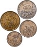 Купить Набор из 4-х монет 1993 ММД Арктикуголь, о. Шпицберген