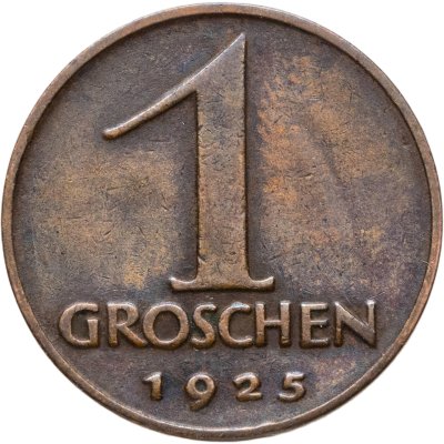 купить Австрия 1 грош (grosz) 1925