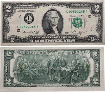 купить США 2 доллара 1976 (Pick 461) L-Сан-Франциско