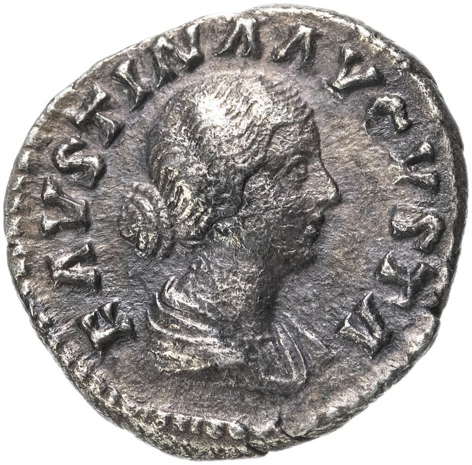 купить Римская империя, Фаустина Младшая, жена Марка Аврелия, 161-164 годы, Денарий.(Фекундитата) персонификации Плодородия.