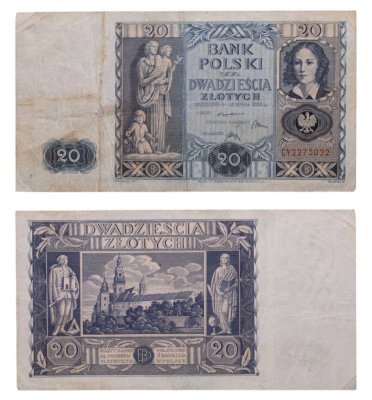 купить Польша 20 злотых 1936