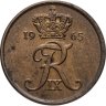 Купить Дания 2 эре (ore) 1965 Бронза /коричневый цвет/