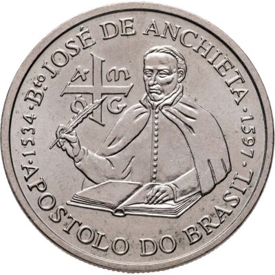 купить Португалия 200 эскудо (escudos) 1997 400 лет со дня смерти Хосе де Анчьета