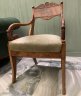 Купить Кресло в стиле Ампир, дерево, резьба, ткань, Российская империя, 1850-1880 гг.