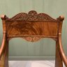 Купить Кресло в стиле Ампир, дерево, резьба, ткань, Российская империя, 1850-1880 гг.