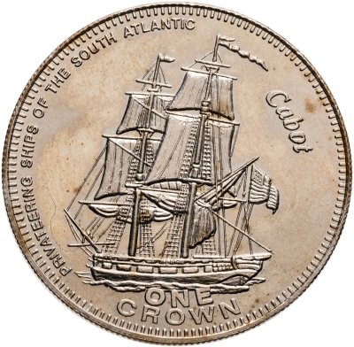 купить Тристан-да-Кунья 1 крона (crown) 2006 "Каперские суда Южной Атлантики - Cabot"