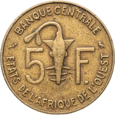 купить Западная Африка 5 франков 1965