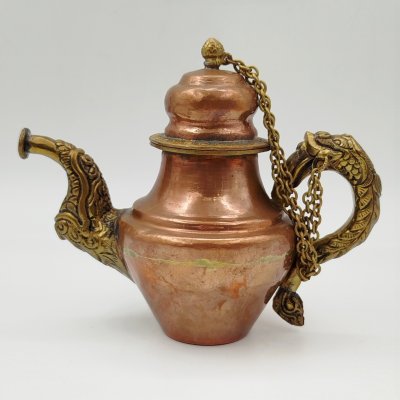 купить Кофейник в восточном стиле с зооморфными элементами, латунь, медь, Индия, 1970-1990 гг.