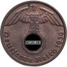 Купить Германия (Третий рейх) 1 рейхспфенниг (reichspfennig) 1939 D, в слабе Монетник.ру MS65