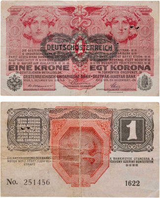 купить Австрия 1 крона 1916