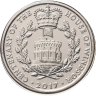 Купить Великобритания 5 фунтов  2017 «Корона»