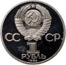 Купить 1 рубль 1984 Proof "125-летие со дня рождения А.С. Попова", (стародел)