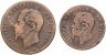 Купить Италия набор 5 и 10 чентезимо 1861-1863