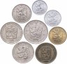 Купить Чехословакия, набор из 8 монет 1962-1987