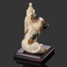Купить Статуэтка "Котенок с детской бутылочкой", фарфор, роспись, Capodimonte (Каподимонте), Италия, 1980-1990 гг.