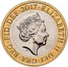 Купить Великобритания 2 фунта (pounds) 2017 "200 лет со дня смерти Джейн Остин"