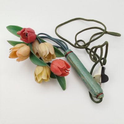 купить Светильник "Тюльпаны", пластик, СССР, 1970-1990 гг.