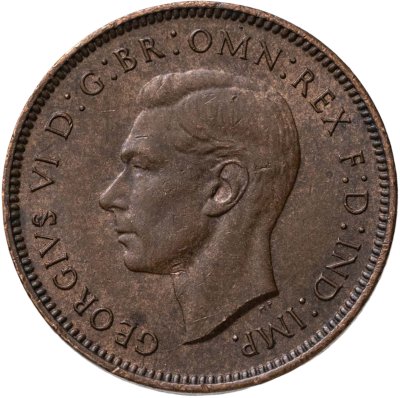 купить Великобритания 1 фартинг (farthing) 1946