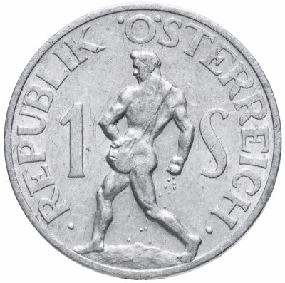 купить Австрия 1 шиллинг (shilling) 1952