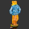 Купить Штоф "Шут Риголетто", Ceramiche Sam, San Marino, фаянс, глазурь, роспись, Италия, 1960-1980 гг.