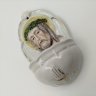 Купить Кропильница для святой воды "Спаситель в терновом венце", фарфор, роспись, золочение, Западная Европа, 1960-1990 гг.