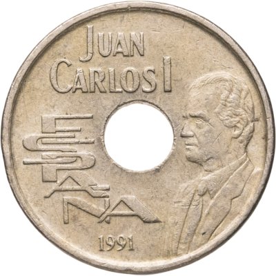 купить Испания 25 песет (pesetas, ptas) 1991 "XXV летние Олимпийские Игры, Барселона 1992"