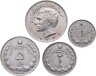 Купить Иран набор монет 1-10 риалов 1959-1975 (4 шт.)