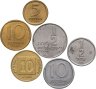 Купить Израиль набор из 6 монет 1967-1999