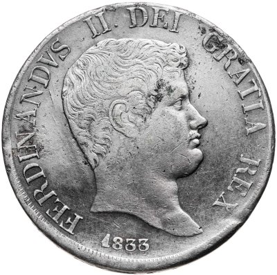 купить Италия 120 гран 1833 Фердинанд II