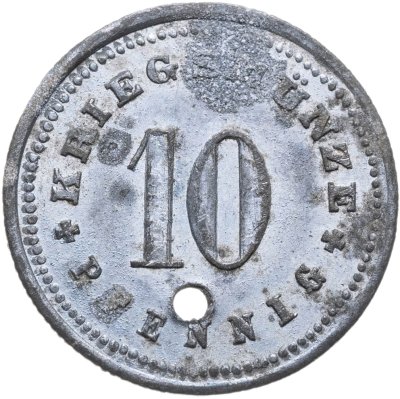 купить Германия, Абенсберг 10 пфеннигов 1917