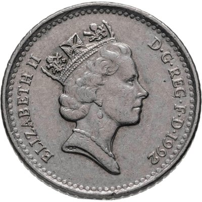 купить Великобритания 5 пенсов (pence) 1992