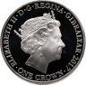 Купить Гибралтар 1 крона 2017 "70 лет свадьбе Королевы Елизаветы II и Принца Филипа"