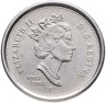 Купить Канада 10 центов (cents) 2002 P "50 лет правления Королевы Елизаветы II"