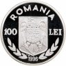 Купить Румыния 100 леев (lei) 1996 "Чемпионат Европы по футболу 1996"
