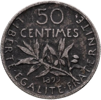 купить Франция 50 сантимов (centimes) 1899