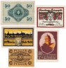 Купить Германия (разные земли) набор из 5 нотгельдов 1918-1922