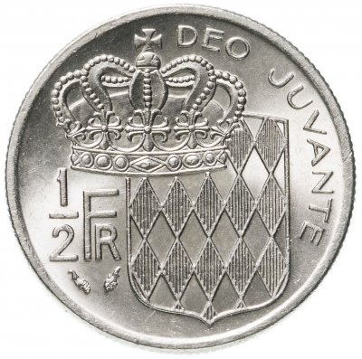 купить Монако 1/2 франка (franc) 1982