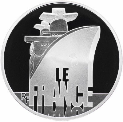 купить Франция 10 евро 2012 "Пассажирский лайнер Франция", в футляре, с сертификатом