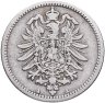 Купить Германия 50 пфеннигов (pfennig) 1877 A Без венка на аверсе знак монетного двора: "A" - Берлин