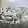 Купить Пепельница квадратной формы с геометрическим декором, хрусталь, пресс, Гусевской хрустальный завод (Гусь-Хрустальный), СССР, 1963-1973 гг.