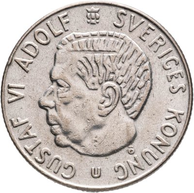 купить Швеция 1 крона (crown) 1961 U знак монетного двора: "U" - Бенкт Ульвфот
