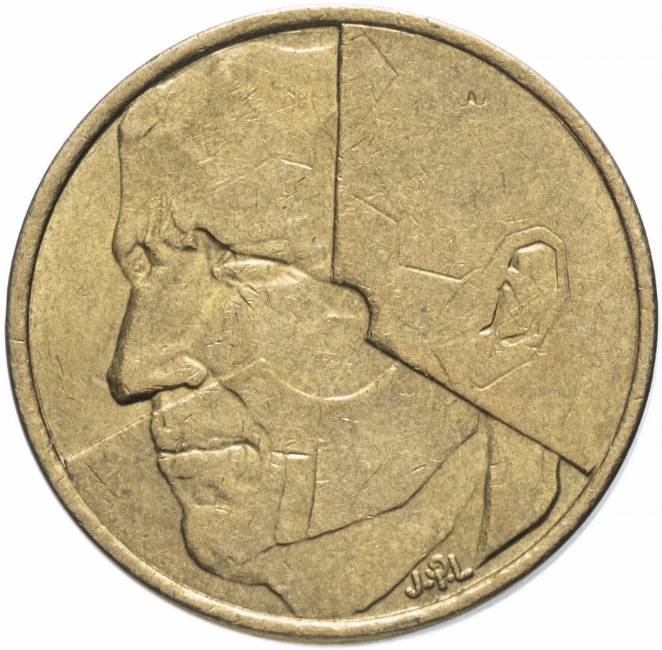 купить Бельгия 5 франков 1986-1993 гг. (случайная надпись)