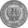 Купить Польша 20 грошей (groszy) 1949 алюминий