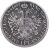 Купить Австрия 1 флорин (florin) 1857 A