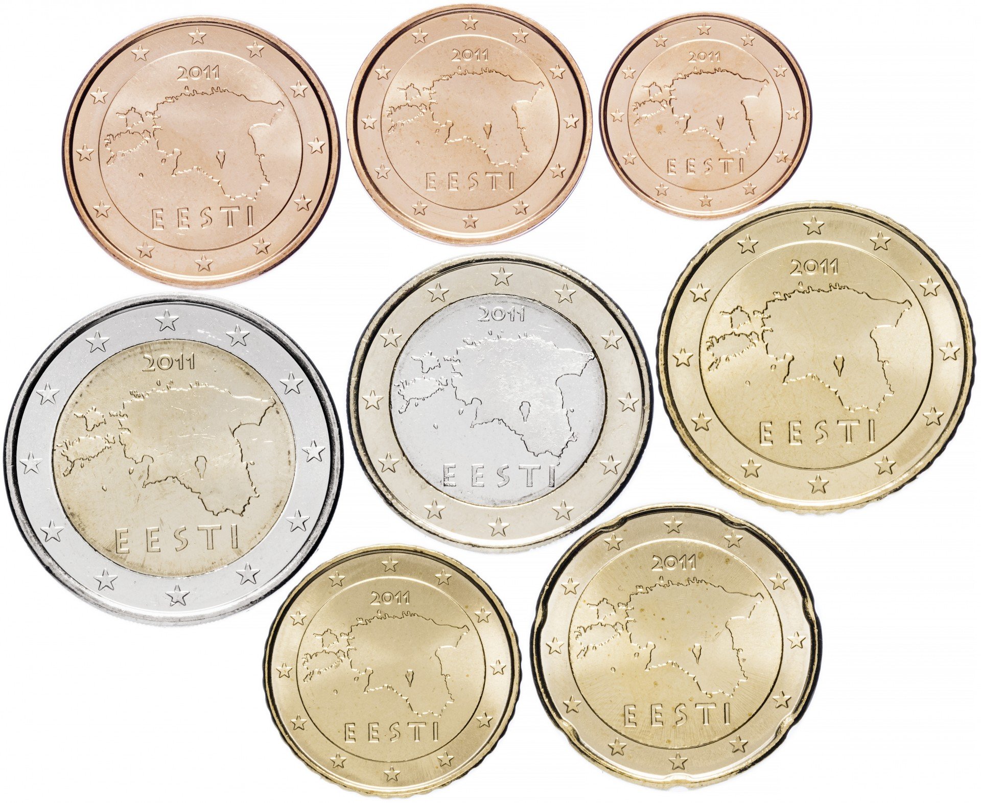 Монеты евро Эстония