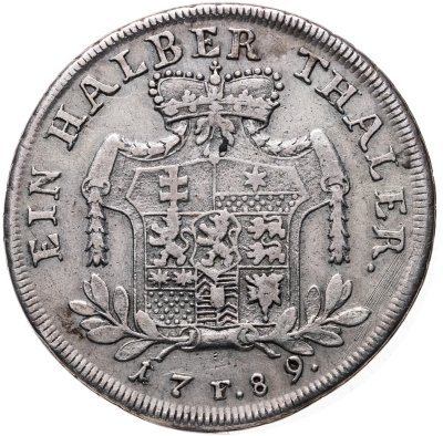 купить Гессен-Кассель 1\2 талера 1789