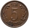 Купить Литва 5 центов 1936